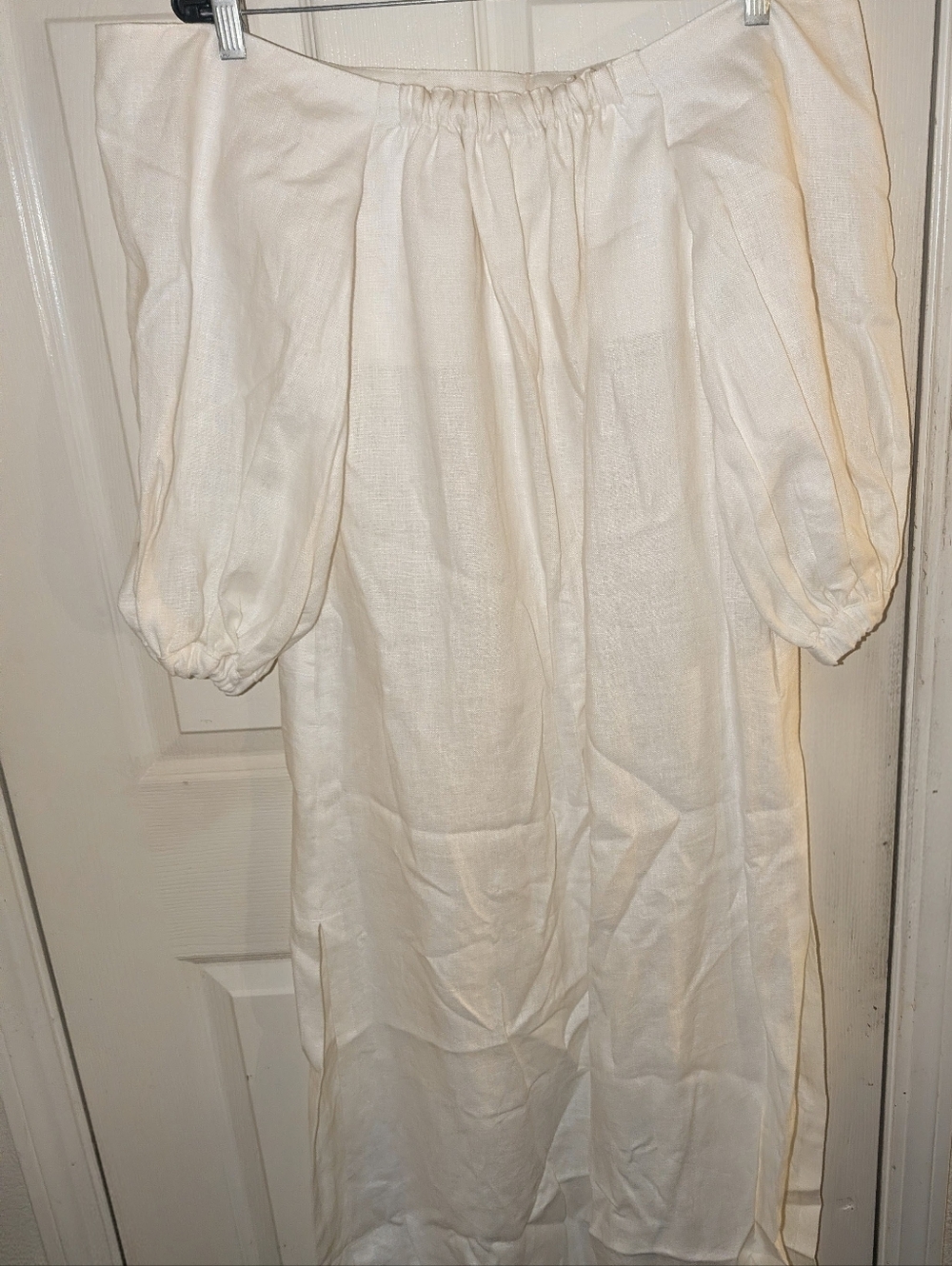 Maurie + Eve White Off Shoulder Acme Maxi Dress (New w/Tags!) - Picture 3 of 3